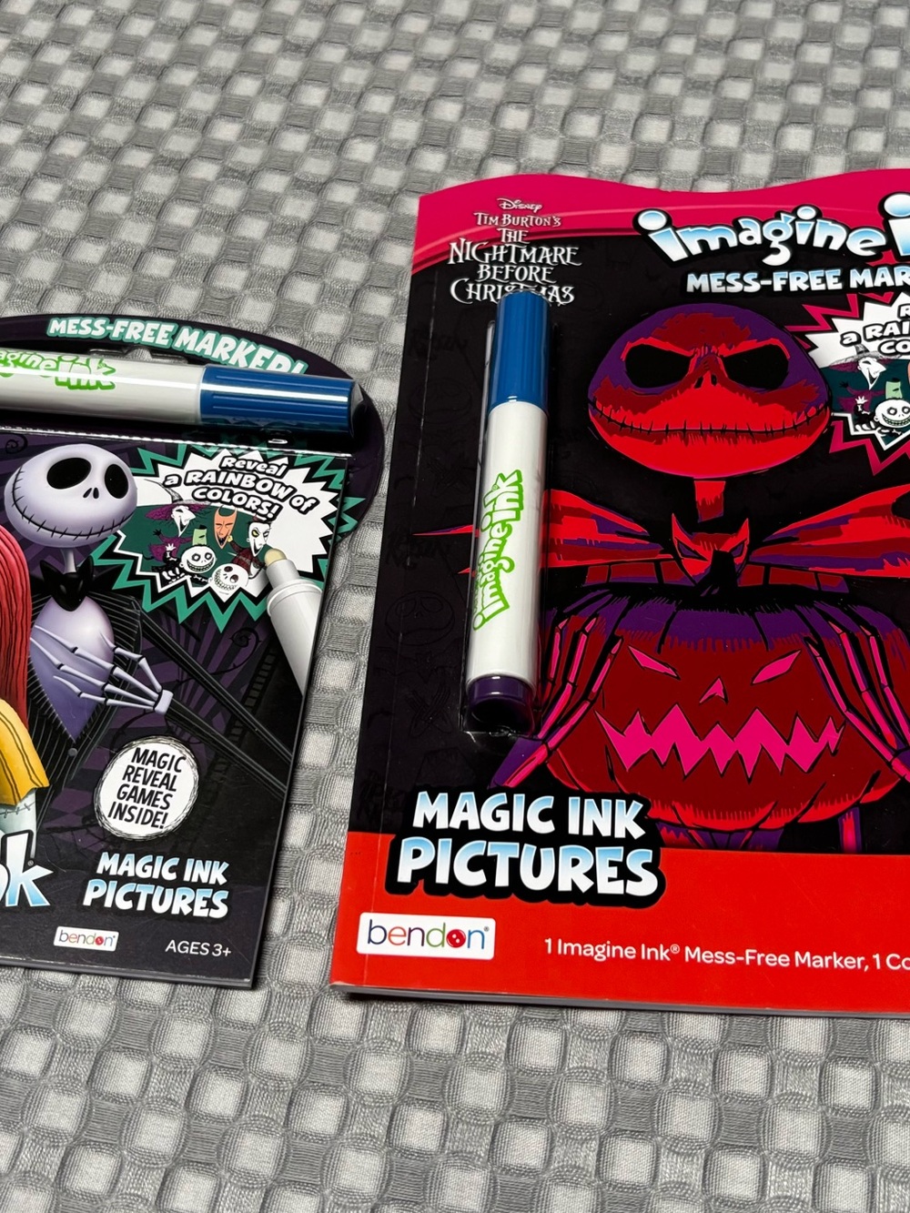 The Nightmare Before Christmas Magic Ink Games Books Mess-Free Marker